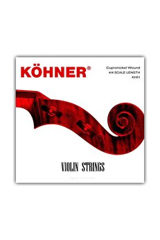 Köhner Kh-01 Profesyonel Keman Teli̇ - Tam Takım (4/4 Ve 3/4 Kemanlar İçi̇n Uygundur)
