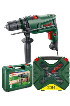 Bosch Easyimpact 600 Darbeli Matkap + 54 Parça Matkap Ucu Seti / Cırcır Tornavida Vidalama