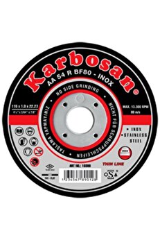 KARBOSAN 115x1 Inox Kesme Taşı