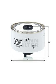 MANN Yakıt Filtresi Landrover DıscoveryUyumlu2.7td 3.0td 3.0sdv6 Rangerover Sport 2.td 3.0td 3.0t6 Wk8022