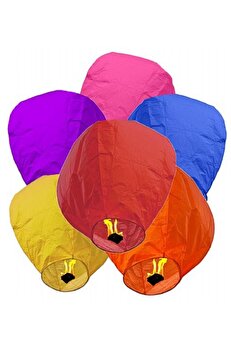 İRHANLAR Dilek Feneri 10 Adet Dilek Balonu Sky Lantern Yılbaşı Sevgililer Günü Doğum Günlerine Özel