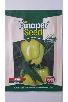 Pi̇naper Seed Dolma Bi̇ber (Kandi̇l ) Tohumu 1 Paket %100 Yüksek Veri̇mli̇di̇r