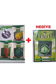 Kavun Tohum(Hasanbey)-Bi̇ber Toh.(Cappıa)-Kırmızı Lahana Toh. +( Beyaz Lahana Toh.hedi̇ye)