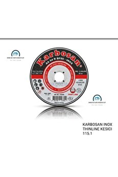 KARBOSAN 115x1.0x22 Mm Inox Kesici