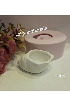 Kalıpcınızburada Mi̇dye Saksı - 2 Si̇li̇kon Kalıp