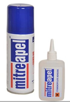 APEL Mitre Hızlı Yapıştırıcı 200ml Sprey 50gr Yapıştırıcı