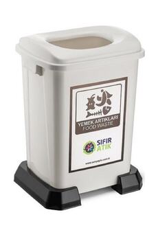 Şen Yayla Şenyayla Sıfır Atık Geri̇ Dönüşüm Kutusu 50 Lt Beyaz Yemek Artıkları Food Waste