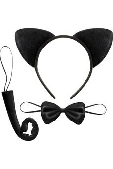 Go İthalat Kedi̇ Kostüm Taç Kuyruk Papyon Seti̇ 1 Adet (4072)