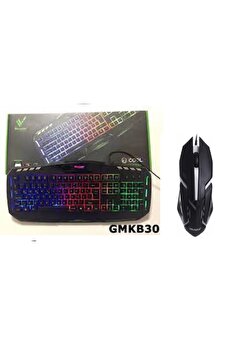 Versati̇le Gmkb30 Usb Kablolu Işıklı Gami̇ng Q Klavye+Polygold Pg-883 Işıklı Kablolu Oyuncu Mouse