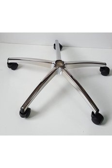 Yıldızsit Oyuncu Koltuğu Krom Yıldız Ayağı Çap 65 Cm Tekerlekli 150 Kg