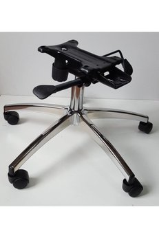 Yıldızsit Büro Koltuğu Yıldız Ayağı Çift Kollu Kuyruklu Mekanizma Krom Pistonlu Çap 70 Cm