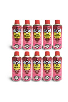 404 Kimya 404 Pas Sökücü Sprey 10 Adet 400 ml