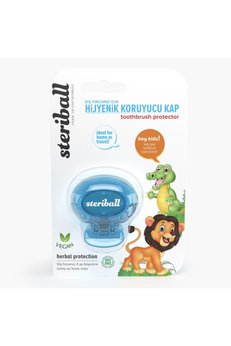 Steriball Çocuk Aslan Fırça Koruyucu Kap (Açık Mavi)