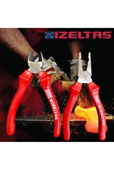 İzeltaş Pense Ve Yan Keski Seti Opak 160 mm PENSE 140mm YANKESKİ