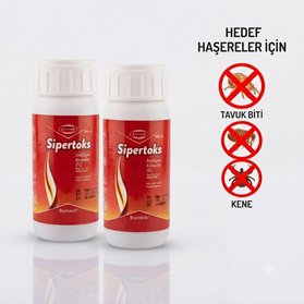Biyoteknik Tavuk Biti, Pire Ve Kene Mücadelesi İçin Sipertoks   100 Ml X 2 Adet