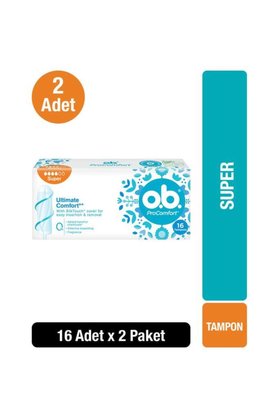 o.b. ProComfort Süper Tampon 16'lı x2 Paket Kadın Bakım Ürünü