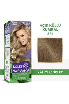 Wella Koleston Naturals 8/1 Açık Küllü Kumral Saç Boyası