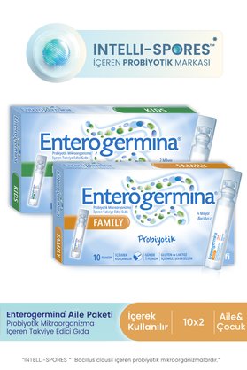 Enterogermina 2B 10 Flakon 4B 10 Flakon- Tüm aile için paket