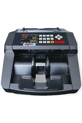 Sigma Ofis Tipi Para Sayma Makinesi Sc7520 Tl Karışık Sayım - Euro ve Usd Adet Sayım