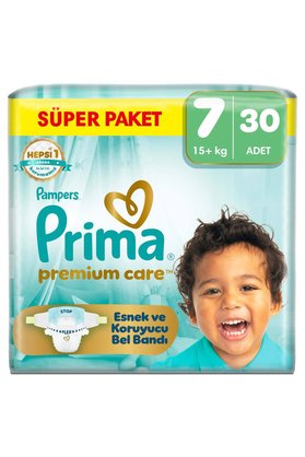 Prima Premium Care Süper Paket 7 Numara 30 Adet Bebek Bezi