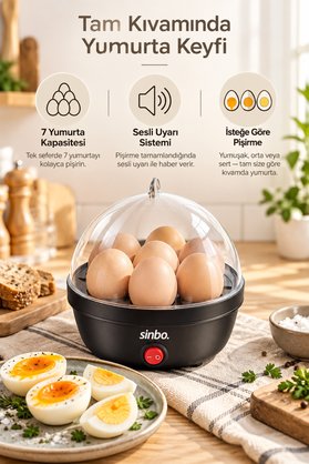 Sinbo SEB-5803 Yurmurta Pişirme Makinesi