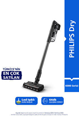 Philips 6000 Serisi Kablosuz Dikey Süpürge PowerCyclone 11 XC6551/01
