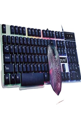 Plato Oyuncu Led Işıklı Klavyesi̇ Ve Mouse