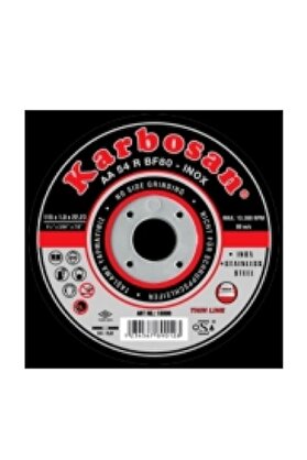 KARBOSAN Inox Metal Kesici Ince Taş 115 Mm 25 Adet