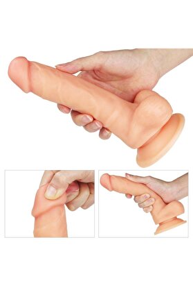 Meyrabest The Ultra Soft Dude Yumuşak Reali̇sti̇k Peni̇s 20 Cm Lv1089