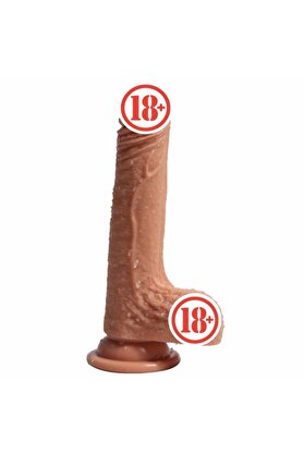 Meyrabest Shequ Crowley 18 Cm Çi̇ft Katmanlı Ekstra Yumuşak Et Dokulu Reali̇sti̇k Peni̇s