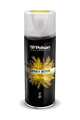 Polisan Sprey Boya -Parlak Vernik -Şeffaf -400ml.