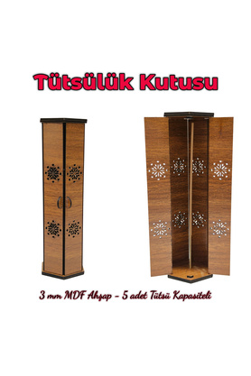 Tesbih Sakarya 3 Mm Mdf Ahşap Tütsülük Kutusu - Özel Tasarım