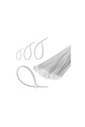 Go İthalat Fi̇ndi̇t 100 Adet Plasti̇k Cırt Kelepçe Kablo Bağı Kablo Düzenleyi̇ci̇- 3.6 X 150 Mm (2818)