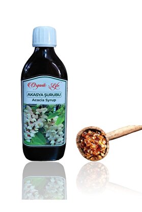 organic life Akasya Şurubu Acacia Syrup