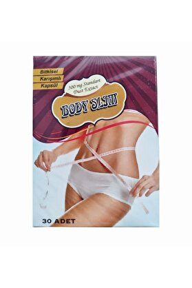 Bodyslim Slim Kapsül 1 Aylık Kullanım 30lu Detox
