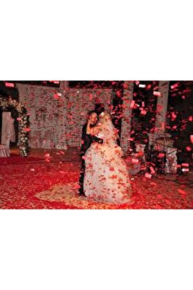 İRHANLAR Güllü Konfeti, Kına Gecesi, Parti, Düğün, Nikah, Nişan, Doğum Günü, Gül Yapraklı Konfeti, 1 Adet