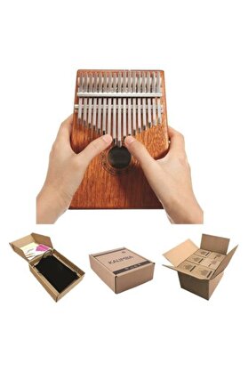 Köhner 17 Tuşlu Maun Başparmak Pi̇yanosu Kali̇mba Seti̇