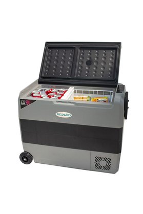 Fridgers 60lt Araç Buzdolabı Lg Kompresör 12/24V Çift Kabin Sıcaklık Ayarı + Tekerli + Geniş Hacim