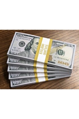 Antverm Geçersiz Para Üç Deste Yüz Dolar.