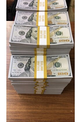 Antverm Muhteşem Görünümlü Çil Çil Amerikan Dolarları 30 Deste 100 Dolar