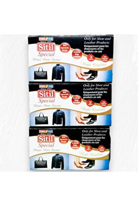 SİTİL Sitil Ayakkabı Parlatıcısı Sünger Eco Pack 3'lü