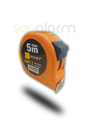 Roney Şerit Metre 5m X 19mm – Dayanıklı Ve Pratik Ölçüm Aracı