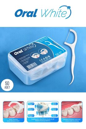 Oral White Cleaning Pro Diş İpi Sade