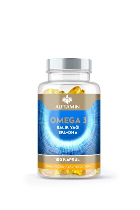 ALFTAMİN ALFTAMIN Omega 3 Balık Yağı 100 Kapsül EPA+DPA