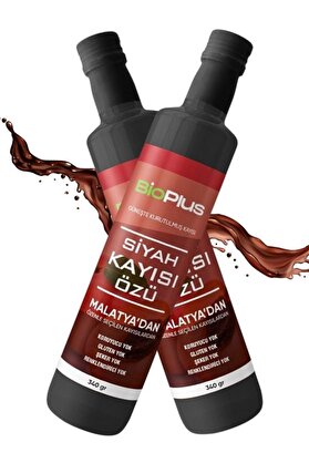 Bio Plus 2 Adet Siyah Kayısı Özü 340 G