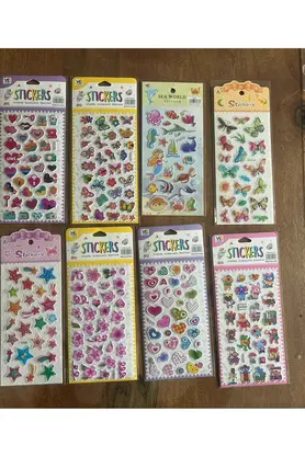 Ai̇rbrush Tattoo Süpertrend 8 Adet Bi̇rden Çocuk Eği̇ti̇ci̇ Sti̇cker Çıkartma Seti̇ Model 5