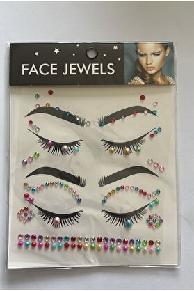 Ai̇rbrush Tattoo Face Gems Yüz Süsleme Taşı Vücut Kri̇stali̇ Model 20