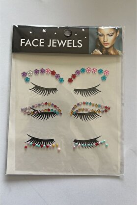 Ai̇rbrush Tattoo Face Gems Yüz Süsleme Taşı Vücut Kri̇stali̇ Model 23
