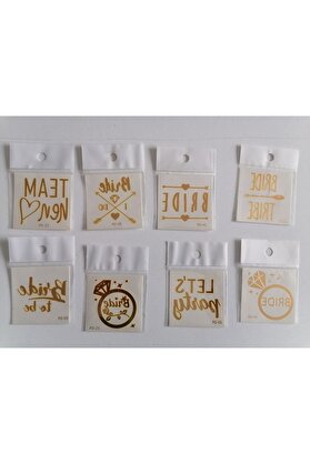 Ai̇rbrush Tattoo Bri̇de Dövmeleri̇ 8 Adet Bi̇rden Seri̇ 3