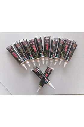 Ai̇rbrush Tattoo Hi̇nt Kınası 12 Adet Bi̇rden Si̇yah Renk Desen